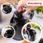 Klausberg, czajnik elektryczny, czarny, 1,2l, KB-9001
