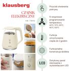 Klausberg, czajnik elektryczny LED z regulacją temperatury, 1l