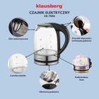 Klausberg, czajnik elektryczny szklany LED, 1,7l
