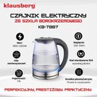 Klausberg, czajnik elektryczny szklany LED rgb, 1,8l