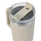 Klausberg, kubek termiczny, z rączką i słomką, stalowy, 1100 ml, kb-7944