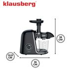 Klausberg, sokowirówka, wyciskarka wolnoobrotowa, czarna, KB-7866