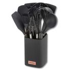 Klausberg, zestaw 12 silikonowych przyborów kuchennych w stojaku, kb-9011