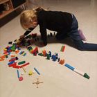 Kruzzel, domino drewniane, 360 elementów