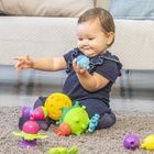 Lalaboom, Kulko-klocki, 2 odkrywcze kule, zestaw sensoryczny, 10 elementów
