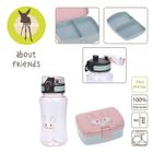 Lassig, About Friends, Szynszyla, zestaw na lunch: lunchbox + tritanowa butelka, 460 ml