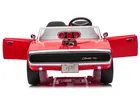 Lean Cars, Dodge Charger R/T, pojazd na akumulator, DLS-K12 24V7Ah, czerwony
