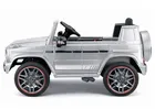 Lean Cars, Mercedes AMG G 63, pojazd na akumulator, srebrny lakierowany