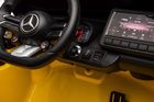 Lean Cars, Mercedes AMG SL63, pojazd na akumulator, żółty lakierowany