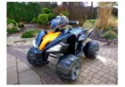 Lean Cars, quad, pojazd na akumulator, czarny