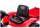 Lean Cars, traktor z przyczepą, pojazd na akumulator, CH9959, czerwony