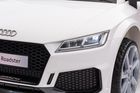 Lean Toys, Audi TT RS, pojazd na akumulator, biały