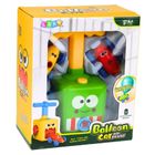 Lean Toys, balonowa wyrzutnia autek, żaba