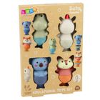 Lean Toys, gumowe zabawki do kąpieli, syrenki, 4 szt.