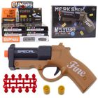 Lean Toys, mini pistolet na piankowe naboje, łuski 13,5 cm