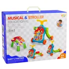 Lean Toys, pchacz, hulajnoga, stolik edukacyjny, interaktywny, 5w1