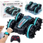 Lean Toys, pływający pojazd kaskaderski 4-4, zdalnie sterowany, turkusowy