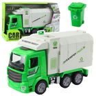 Lean Toys, śmieciarka miejska, pojazd interaktywny, zielona