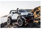 Lean Toys, Toyota Hilux, pojazd na akumulator, biały