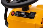 Lean Toys, traktor z przyczepą, pojazd na akumulator, żółty, S617