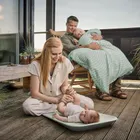 Leander, Matty Mini, podkład na przewijak, mata, sage green