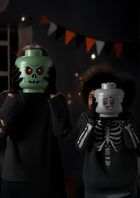 LEGO, mała głowa, green skeleton, pojemnik do przechowywania, rozmiar XS, 0,36l