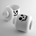 LEGO, mała głowa, szkieletor, pojemnik do przechowywania, rozmiar S, 2l