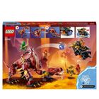 LEGO NINJAGO, Lawowy smok zmieniający się w falę ognia, 71793