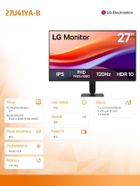 LG, monitor, 27", 27U41YA-B