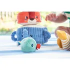 Lilliputiens, piramida sensoryczna z grzechotkami, miękka, zwierzątka, 12m+