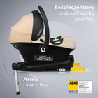 Lionelo, Astrid, baza do fotelika, Black