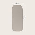 Lionelo, bambusowe prześcieradło z gumką, biały/beżowy, 60-118 cm, 2 szt.