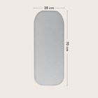 Lionelo, bambusowe prześcieradło z gumką, biały/szary, 28-70 cm, 2 szt.