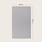 Lionelo, bambusowe prześcieradło z gumką, biały/szary, 60-118 cm, 2 szt.