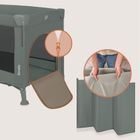 Lionelo, Ellen, łóżeczko turystyczne z funkcją dostawki, 3w1, green