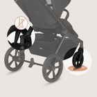 Lionelo, Freya, wózek wielofunkcyjny, składana gondola, 3w1, black onyx