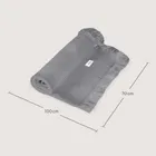 Lionelo, kocyk muślinowy, Dove Grey, 70-100 cm