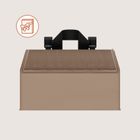 Lionelo, Sidepocket, organizer do łóżeczka, średni, beige