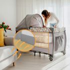 Lionelo, Sven Plus, łóżeczko turystyczne, Yellow Scandi