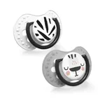 Lovi, Salt&Pepper, smoczek dynamiczny, silikonowy, 0-3m, 2 szt.