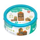 Lucy & Leo, Miasto, kolorowe klocki drewniane, 32 elementy