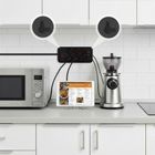 Maclean, listwa zasilająca, 6 gniazd, 4xUSB, 110-240V, AC 50/60HZ, 2.1A, 2500W, czarna, 1,5m, MCE389 B