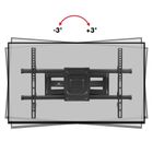 Maclean, uchwyt do TV, max VESA 600-400, 32-85", 60 kg, regulacja kąta w pionie i poziomie, PROFIL 65-390 mm, czarny, MC-789