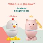 Magimals, farma, figurki magnetyczne, zabawka do kąpieli