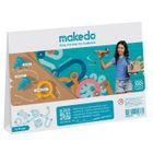 Makedo, Deco-Props, zestaw kreatywnych kształtów dekoracyjnych, Twisties, 18 elementów