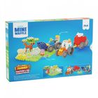 Marioinex, Mini Waffle, Farmer, Traktory i wypasiona łąka, klocki konstrukcyjne, 110 elementów