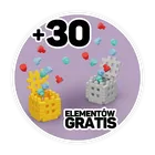 Marioinex, Mini Waffle, Green Blocks, klocki konstrukcyjne, 206 + 30 elementów gratis
