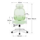 Mark Adler, Junior 6.3, fotel obrotowy, zielony