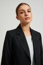 Marynarka damska, czarna, Moodo