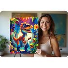 Massido, malowanie po numerach, Dino, 40-50 cm